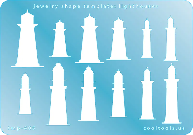 Lighthouse Jewelry Template For Coastal Decor And Travel-Inspired Accessories 1