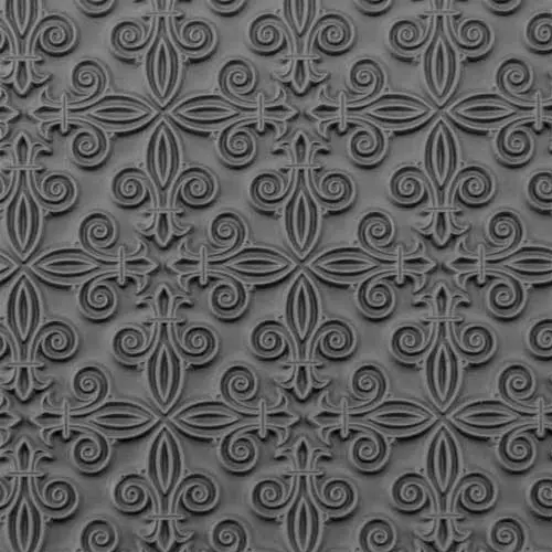 Lisa Pavelka Fleur-De-Lis Signature Texture Stamp For Polymer Clay 1