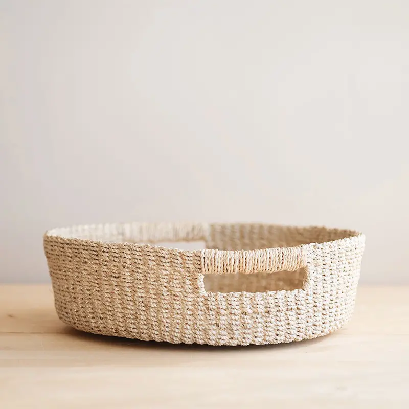 Low-Profile Woven Storage Basket 1