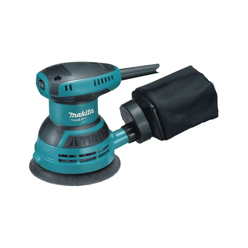 Makita 125 Mm Random Orbit Sander – 12,000 Rpm, 240W With Dust Collection Bag 1