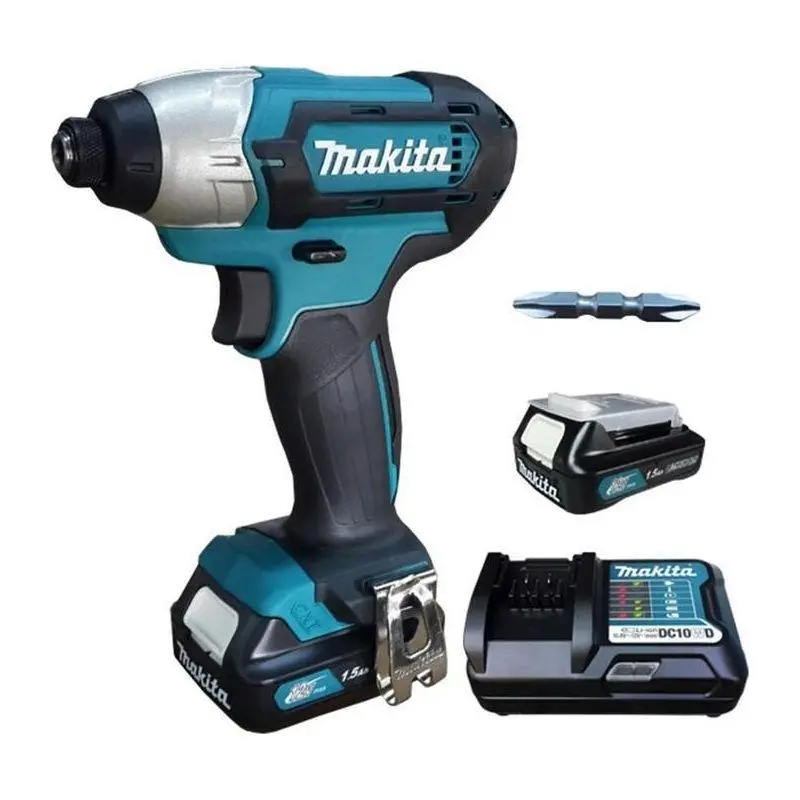 Makita Cxt 12V Cordless Impact Driver With Battery And Charger (Td110Dwye) 1