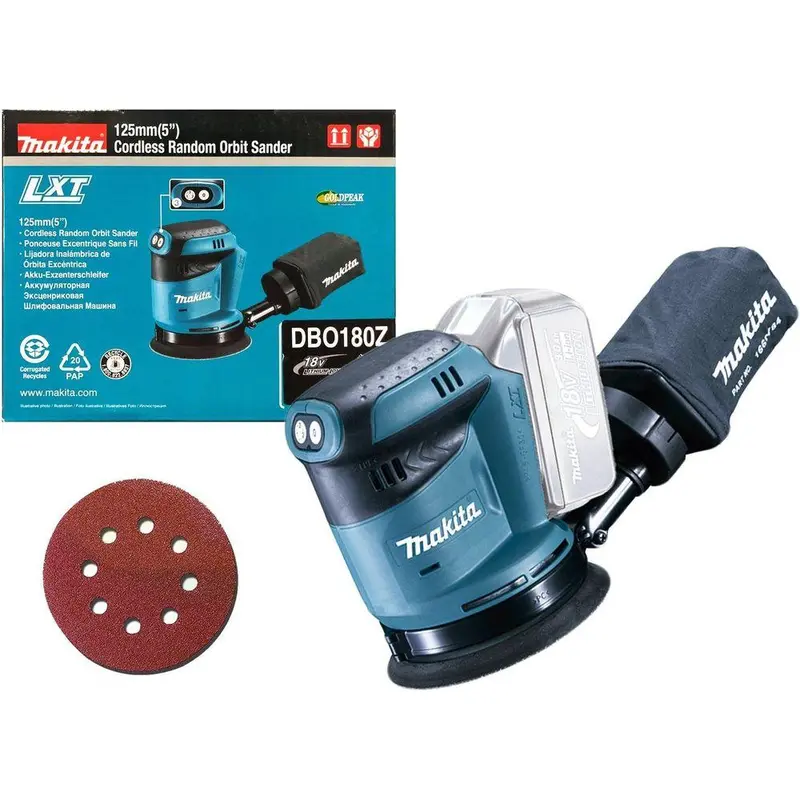 Makita Dbo180Z 18V Lxt Cordless Random Orbit Sander – Tool-Only 2