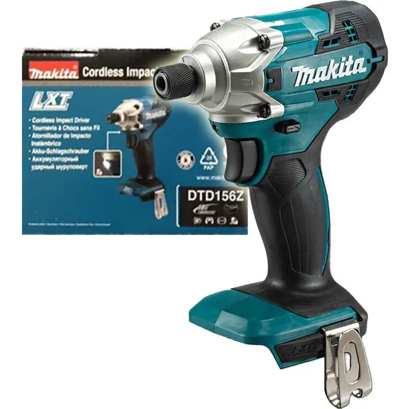 Makita Dtd156Z 18V Compact Impact Driver – Lxt Cordless Platform (No Battery) 1