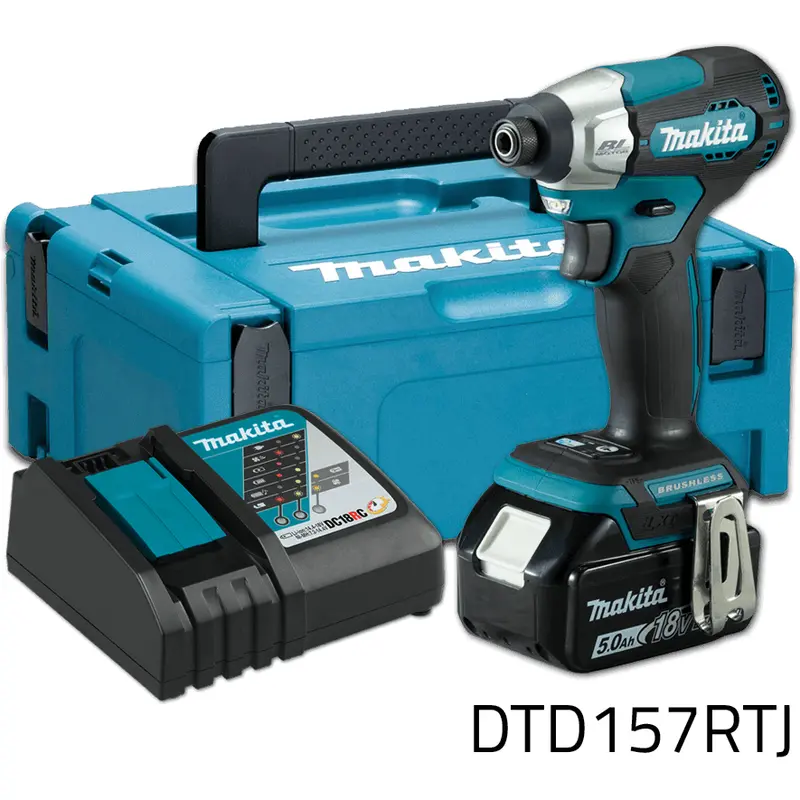 Makita Dtd157Rtj 18V Lxt Impact Driver – 40 Nm, Full Kit 1