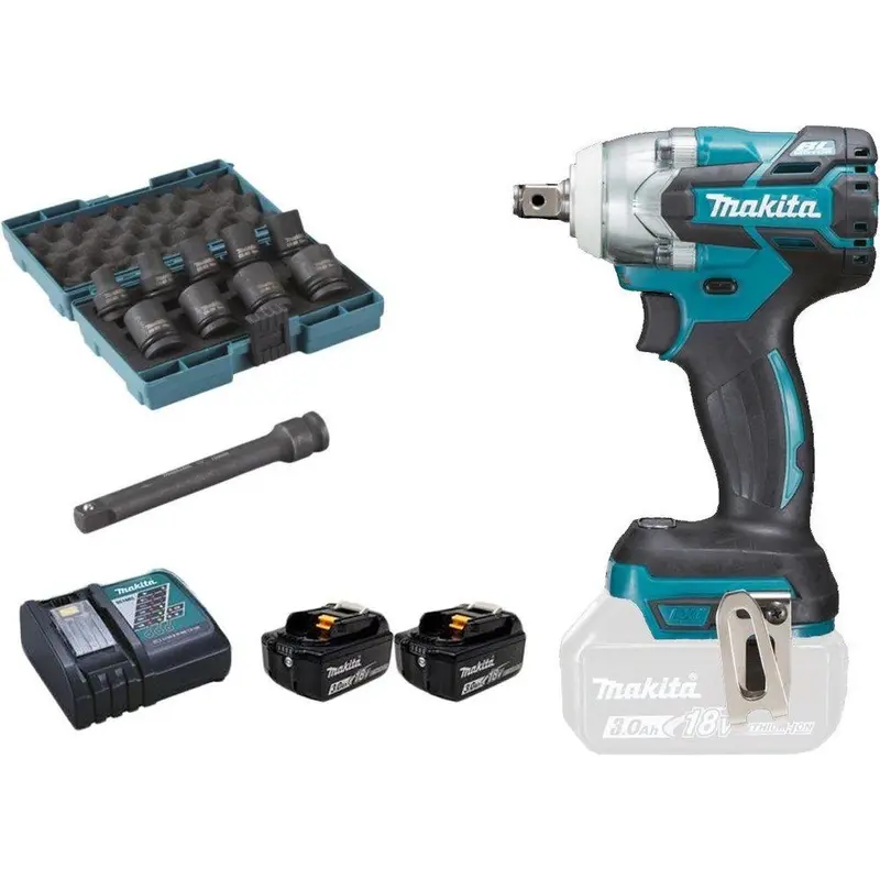 Makita Dtw285Rfjx 18V Lxt Brushless Impact Wrench Kit 1