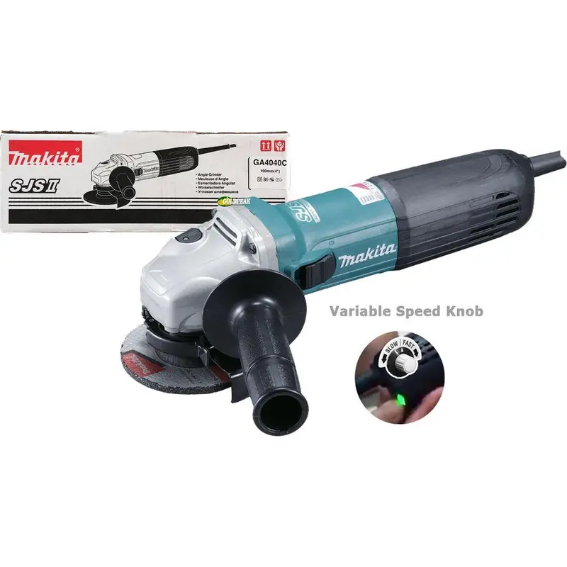 Makita Ga4040C 4-Inch Variable-Speed Angle Grinder – 1400W 1