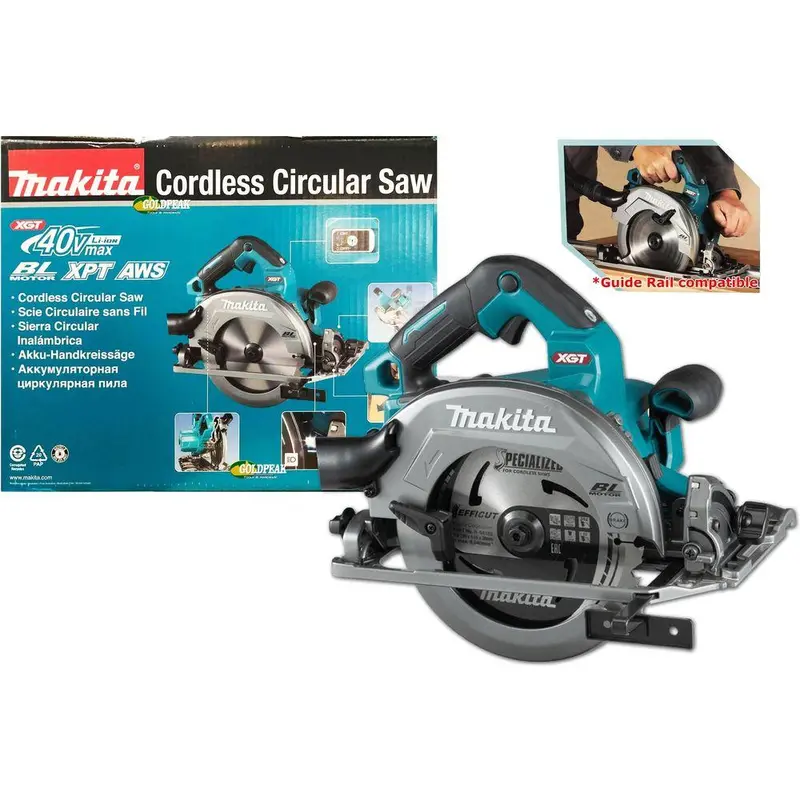 Makita Hs004Gz 40V Xgt Cordless Plunge Circular Saw (Bare) 1