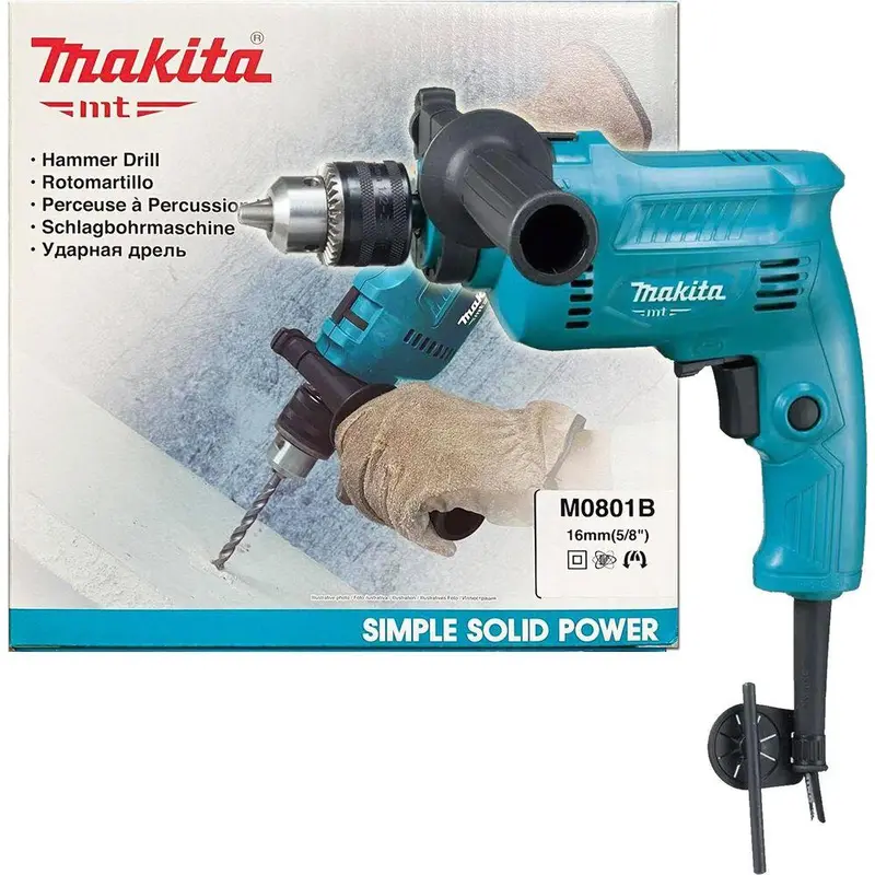 Makita Mt M0801B 5/8-Inch Hammer Drill — 500W 1