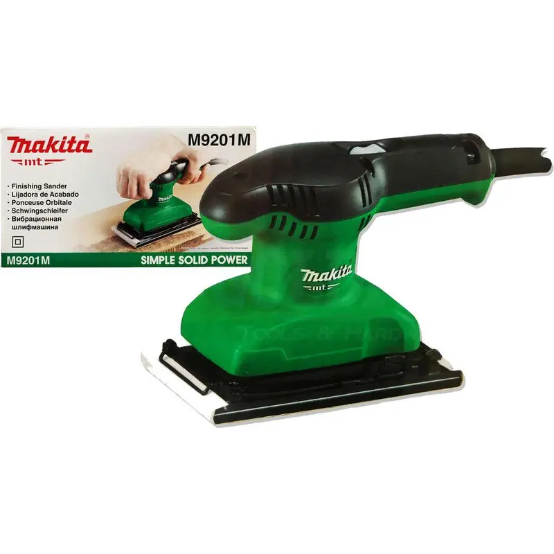 Makita Mt M9201M 114×140 Mm Finishing Sander – 180W Compact Orbital Model 1