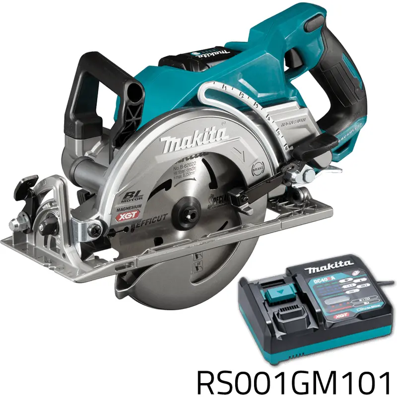 Makita Rs001Gm101 40V Xgt Rear-Handle Cordless Circular Saw (Kit) 1