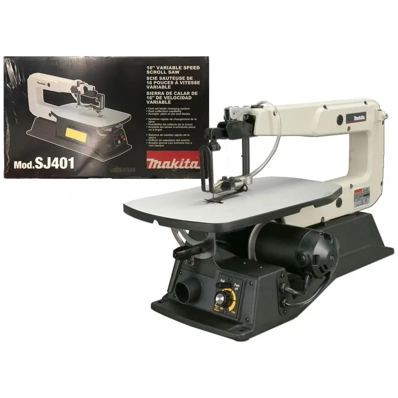 Makita Sj401 Scroll Saw – 18Mm Throat Depth, 50W Quiet Precision Cutting 1