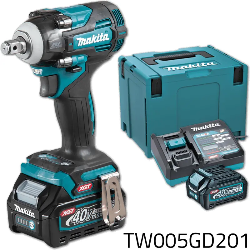 Makita Tw005Gd201 40V Xgt Cordless 1/2" Impact Wrench – 350 Nm Torque With Battery & Charger 1