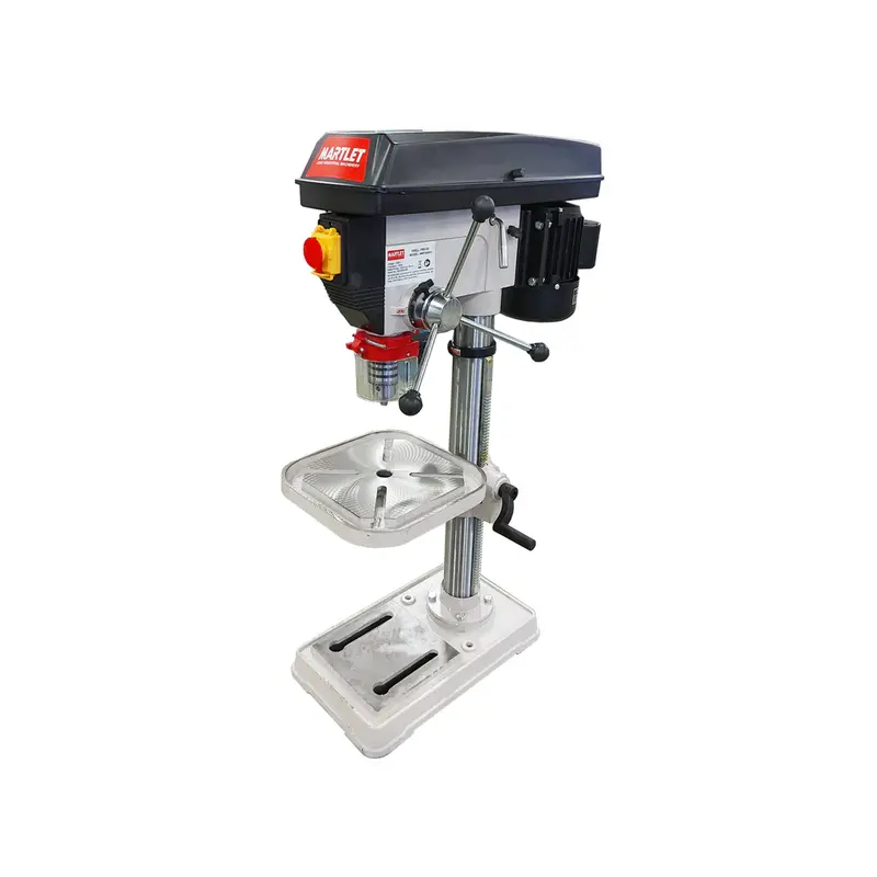 Martlet Benchtop Drill Press — 16 Mm Capacity, 750W, 12-Speed, 290 × 290 Mm Table 1