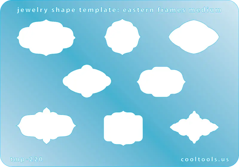 Medium Eastern-Style Frame Template – Versatile Decorative Outline 1