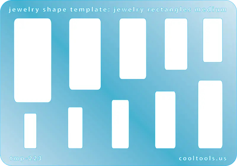 Medium Rectangle Jewelry Template – Balanced Proportions 1
