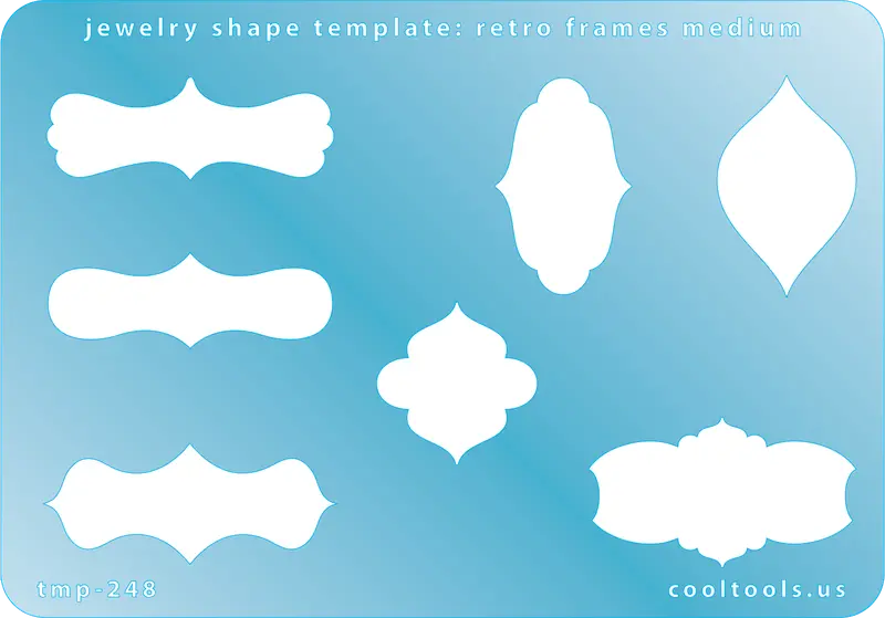 Medium Retro Frame Jewelry Template 1