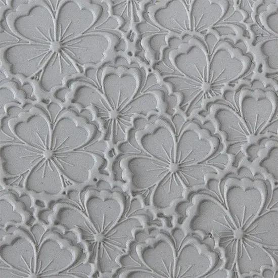 Mega Texture Tile – Flowering Fields Embossed Surface Plate 1