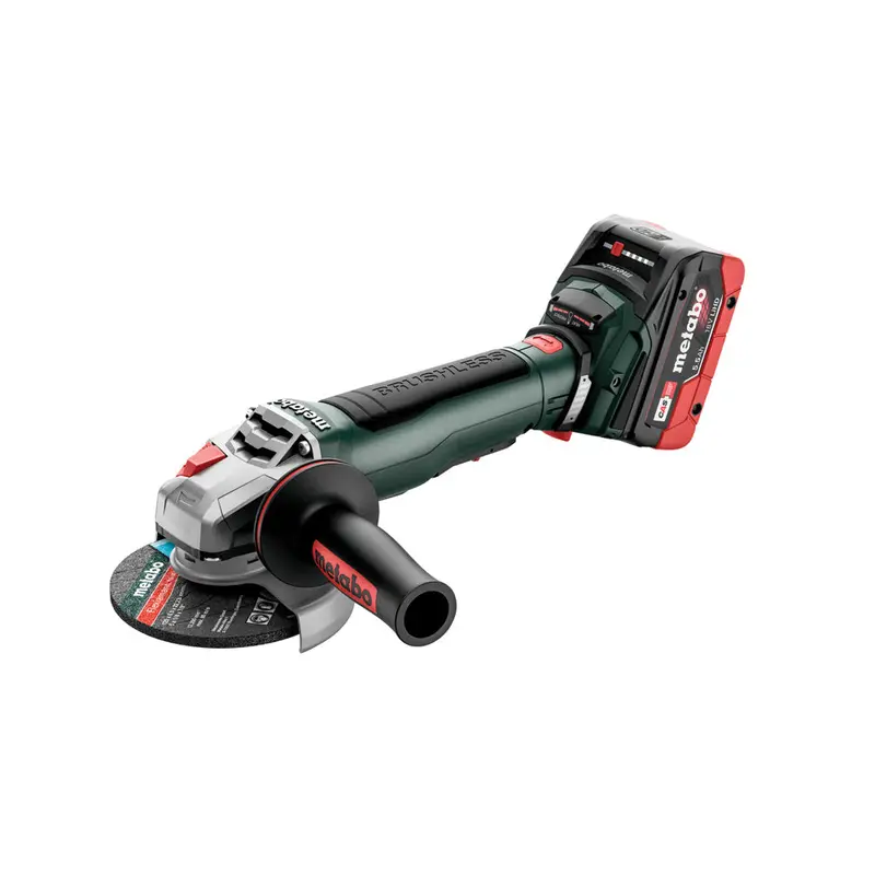 Metabo Sb 18 Ltx Bl Q I Cordless Angle Grinder – Includes Two 5.5Ah Batteries And Charger 1