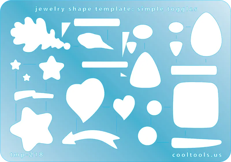 Minimalist Toggle Clasp Template – Clean Modern Fastener Design 1