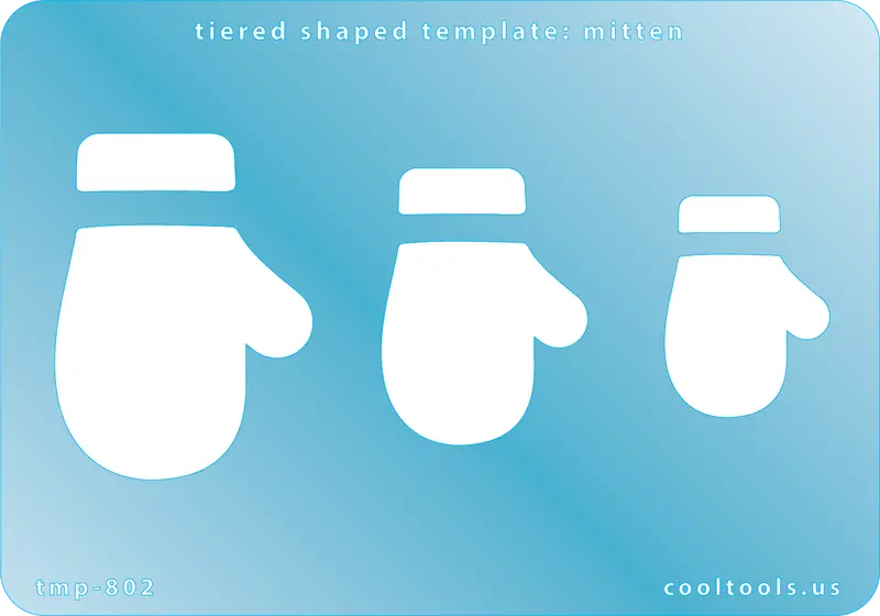 Mitten Tiered Shaped Template For Cozy Winter Projects 1