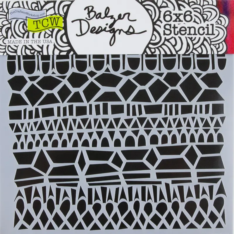 Modern Lace Pattern Stencil For Elegant Surface Decoration 1