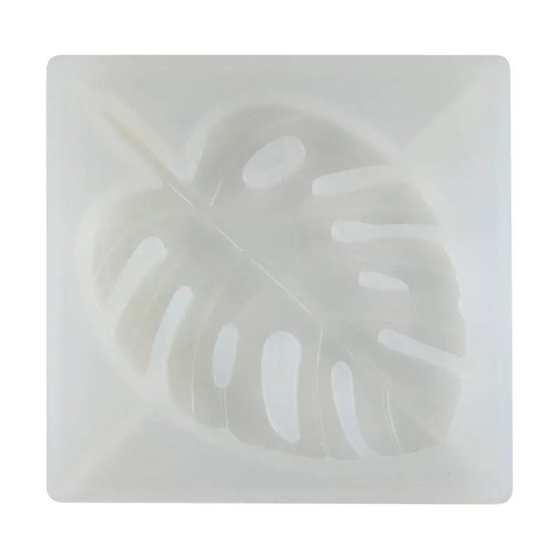 Monstera Leaf Silicone Resin Mold For Tropical-Inspired Jewelry 1