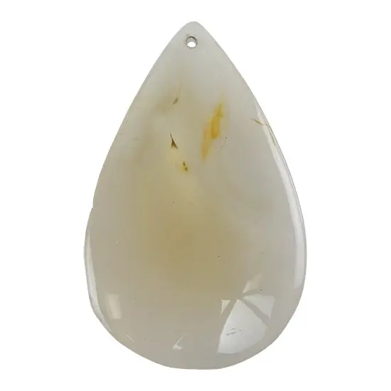Moon Agate Teardrop Pendant (42Mm × 62Mm) – Natural Gemstone 1