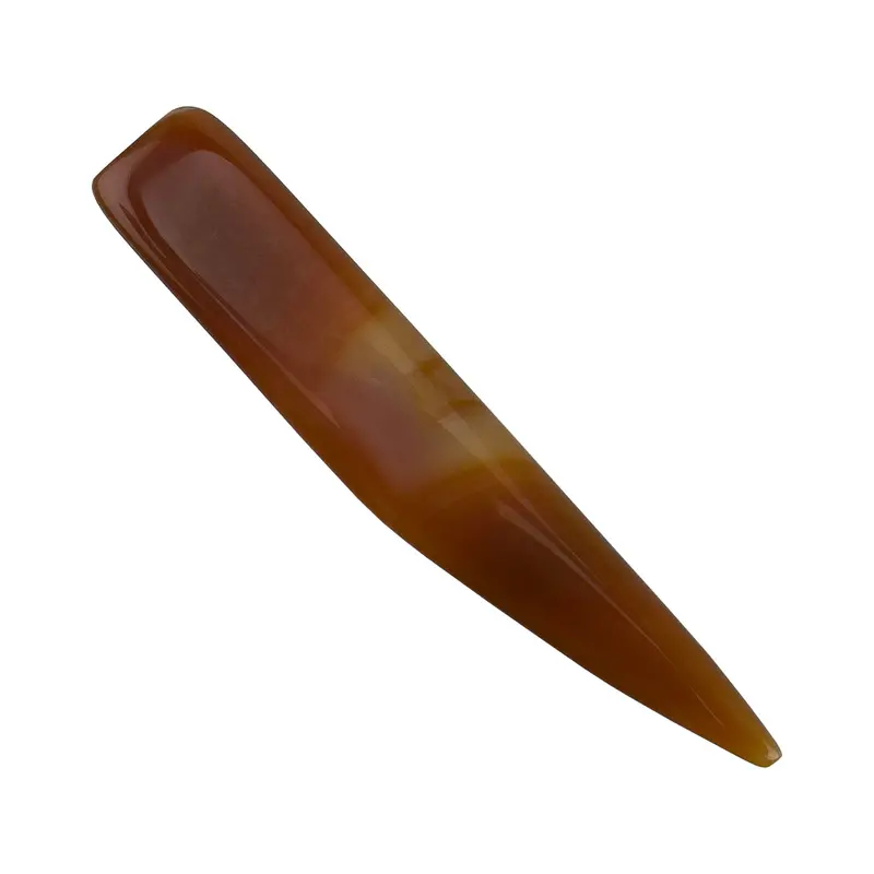 Natural Agate Burnishing Tool – Polishing Knife For Metal Clay & Enamel Work 1