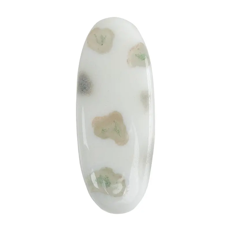 Natural Moss Agate Freeform Cabochon – 32Mm × 12Mm (Each) 1