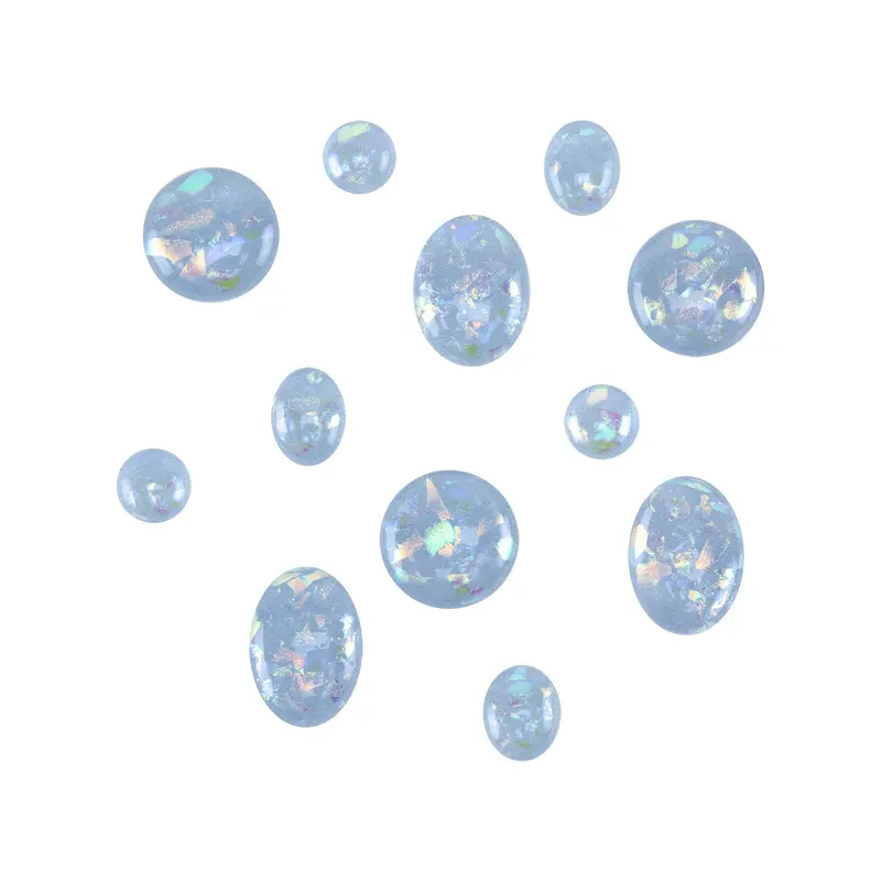 Neo Lavender Dichroic Cabochon 1