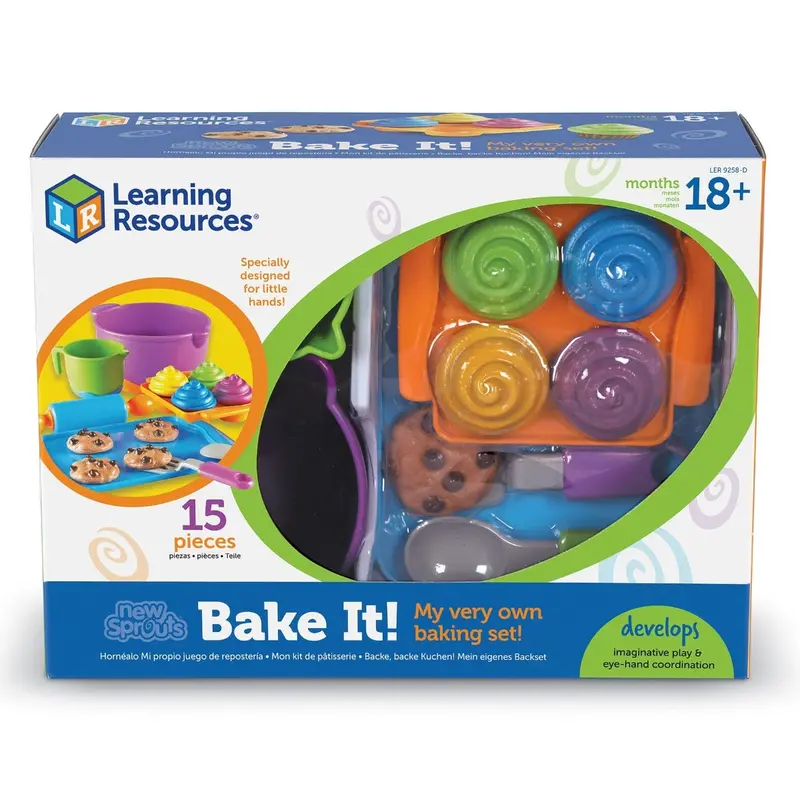 New Sprouts Bake It! Pretend Cooking And Baking Set 1