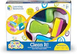 New Sprouts Clean It! Pretend Cleaning Activity Set 1