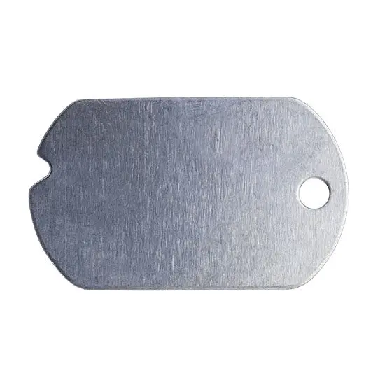 Nickel Dog Tag Blank – 1-1/4 Inches – Pack Of 6 1