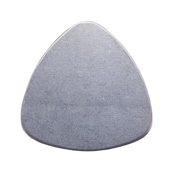 Nickel Guitar Pick Shape – 7/8 Inch – Pack Of 4 1
