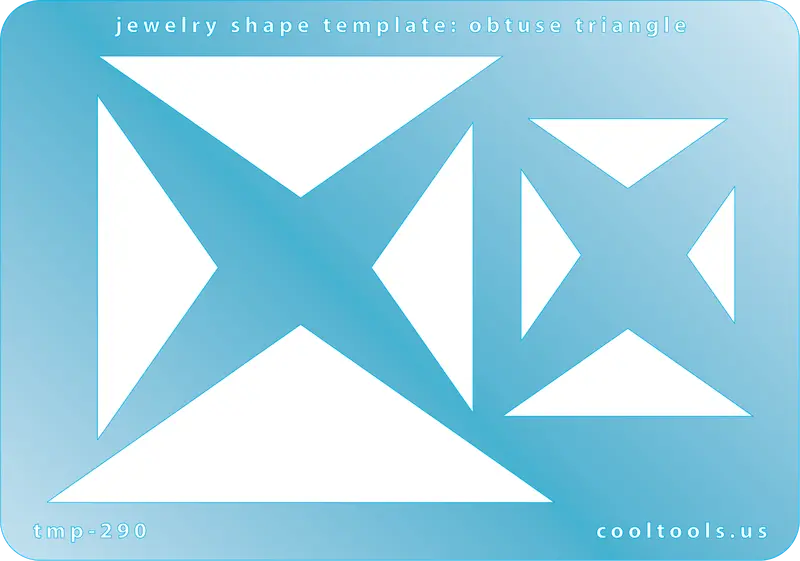 Obtuse Triangle Jewelry Template 1