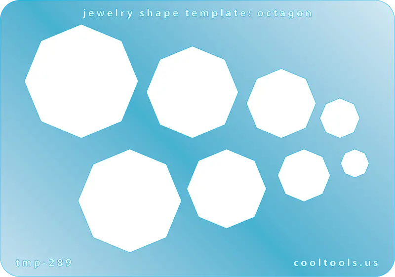 Octagon Jewelry Shape Template – Symmetrical Design 1