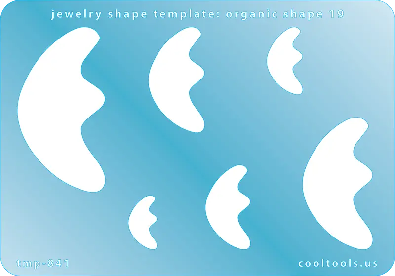 Organic Jewelry Shape Template – Freeform Design #19 1