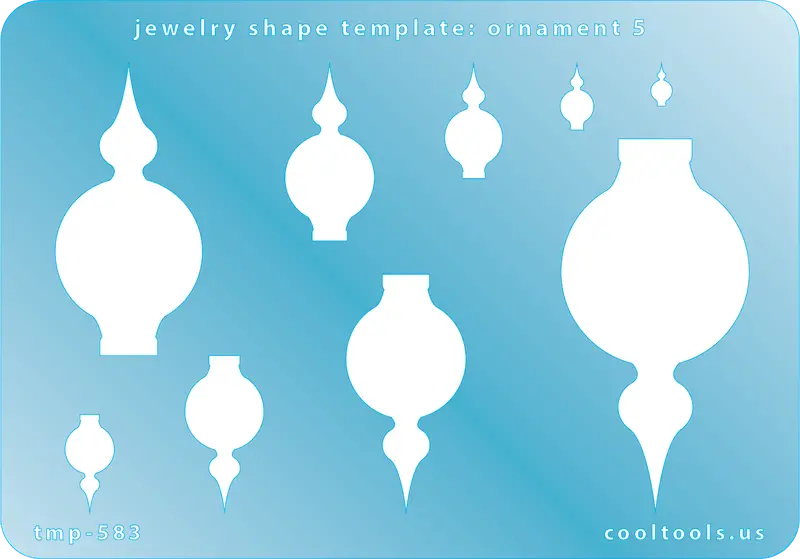 Ornament-Style Jewelry Template #5 For Laser Cutting And Engraving 1
