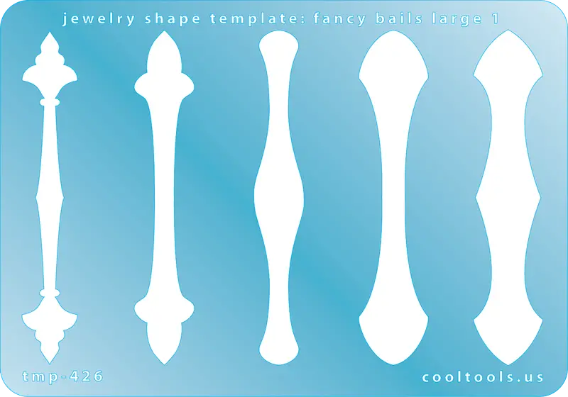 Ornate Bail Jewelry Template – Large Style 1 1