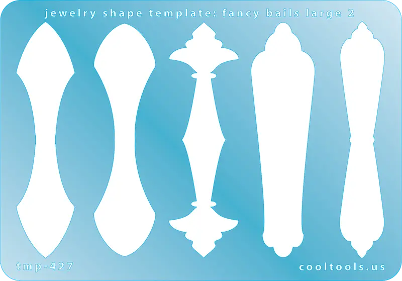 Ornate Bail Jewelry Template – Large Style 2 1
