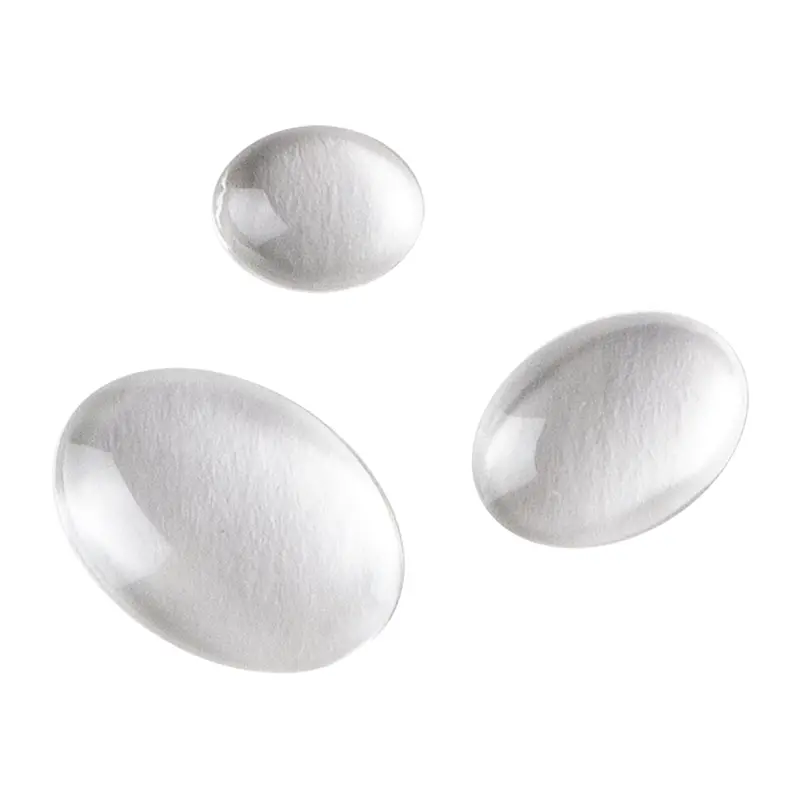 Oval Clear Glass Cabochon For Jewelry Making 1