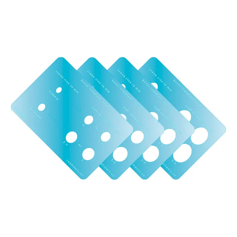 Oval-Cut Bezel Template Set For Professional Stone Setting 1