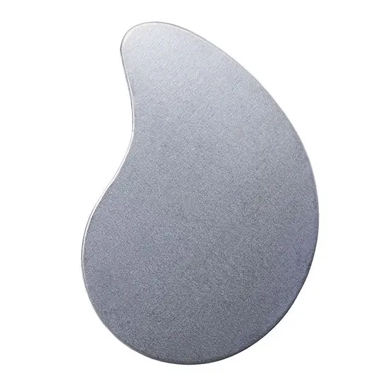 Paisley Nickel Craft Shape – 1-3/8 Inches – Pack Of 2 1