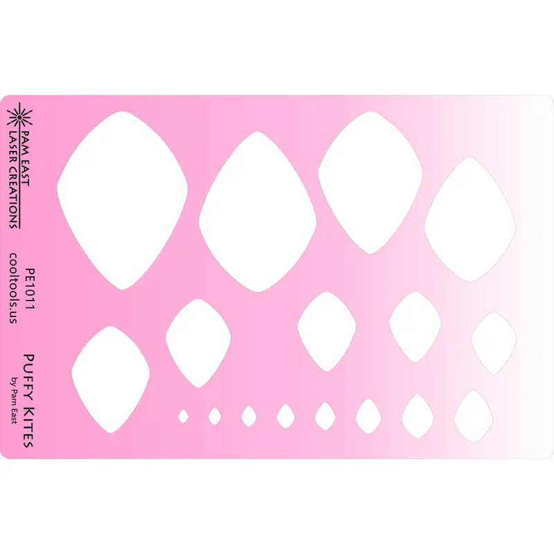 Pam East Puffy Kite Template – Craftcast Metal Art Design Guide 1