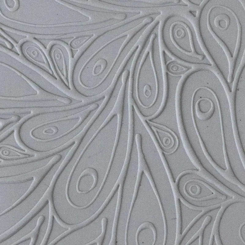 Peacock-Design Mega Texture Tile For Elegant Surface Impressions 1