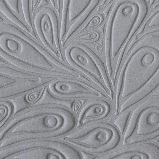 Peacock-Embossed Mega Texture Tile Featuring Ornamental Feather Relief 1