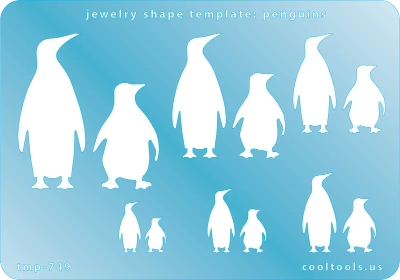 Penguin-Shaped Jewelry Template 1