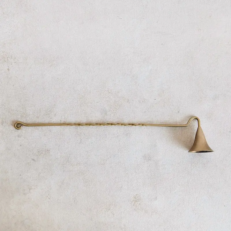 Petite Brass Candle Snuffer – Elegant Flame Extinguisher 1