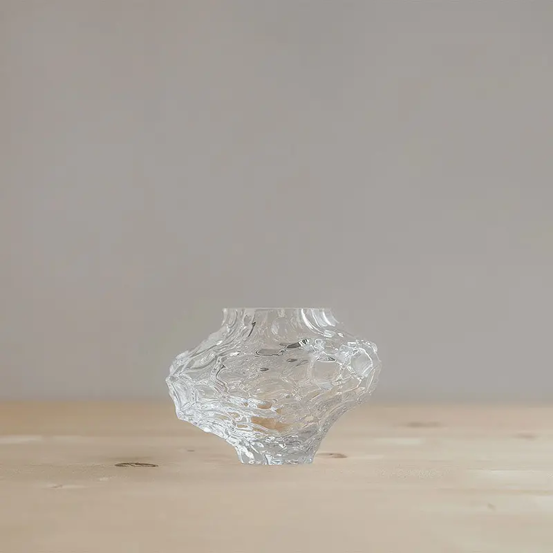 Petite Heirloom-Style Glass Vase 1