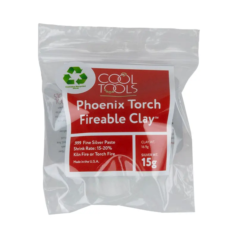 Phoenix Torch-Fireable Clay™ Fine Silver Paste – 15G Tube For Hand-Modeling 1